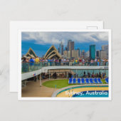 Briefkaart Cruiseschip in Sydney, Australië (Voorkant / Achterkant)