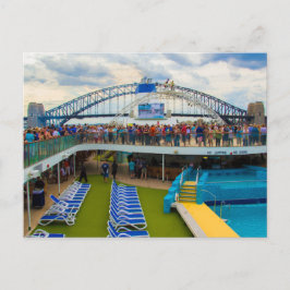 Briefkaart Cruiseschip in Sydney, Australië