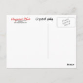 Briefkaart:  Crystal Jelly Briefkaart (Achterkant)