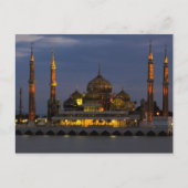 Briefkaart Crystal Mosque Terengganu, Maleisië (Voorkant)