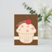 Briefkaart Cucake Calendar van januari 2011 (Staand voorkant)