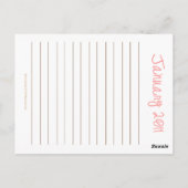 Briefkaart Cucake Calendar van januari 2011 (Achterkant)