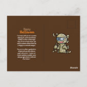 Briefkaart Cute Happy Mummy personaliseren (Achterkant)