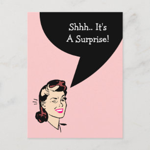 Briefkaart Cute Wink Enterprise Party Hosting Brie