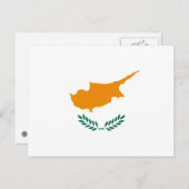 Briefkaart Cyprus-vlag (Voorkant / Achterkant)