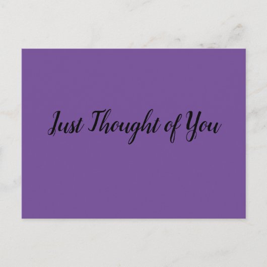 Briefkaart - Dacht: Dinneringsdatum? Wanneer? Waar (Voorkant)