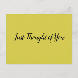 Briefkaart - Dacht: en... die grote glimlach!