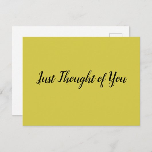 Briefkaart - Dacht: en... die grote glimlach! (Voorkant / Achterkant)