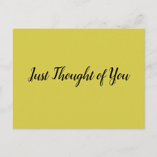 Briefkaart - Dacht: en... die grote glimlach! (Voorkant)