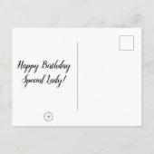 Briefkaart - Dacht: Fijne verjaardag.. speciale da (Achterkant)