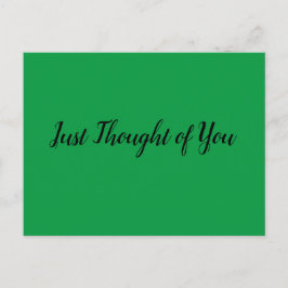 Briefkaart - Dacht: Laten we snel verbinding maken