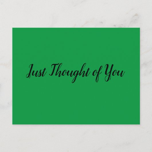 Briefkaart - Dacht: Laten we snel verbinding maken (Voorkant)