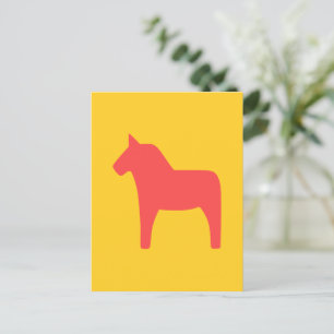 Briefkaart Dala Horse