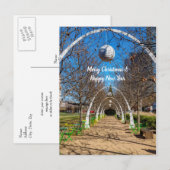 Briefkaart Dallas kerstkerken (Voorkant / Achterkant)