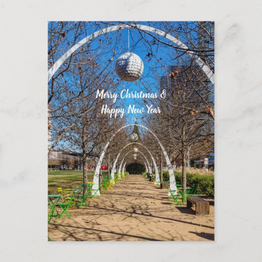 Briefkaart Dallas kerstkerken (Voorkant)