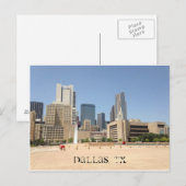 briefkaart "DALLAS, TX" (Voorkant / Achterkant)
