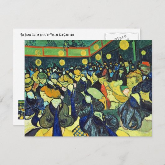 Briefkaart: Dance Hall in Arles Briefkaart (Voorkant / Achterkant)