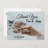 Briefkaart dank u voor uw aanwezigheid bij de uitn (Voorkant / Achterkant)