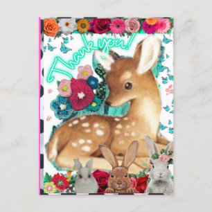 BRIEFKAART - dank u wel!