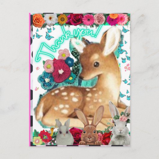 BRIEFKAART - dank u wel! (Voorkant)