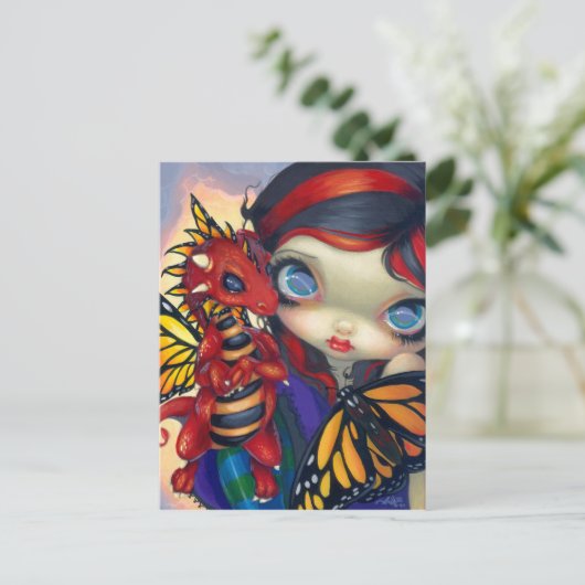 briefkaart "Darling Dragonling III" (Staand voorkant)