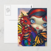 briefkaart "Darling Dragonling III" (Voorkant / Achterkant)