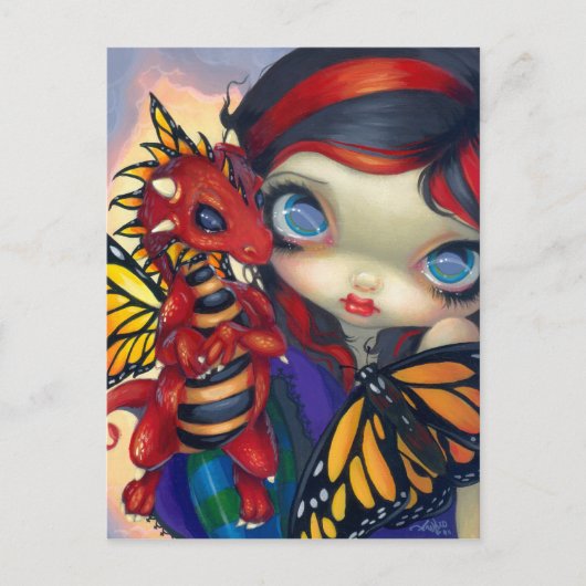 briefkaart "Darling Dragonling III" (Voorkant)