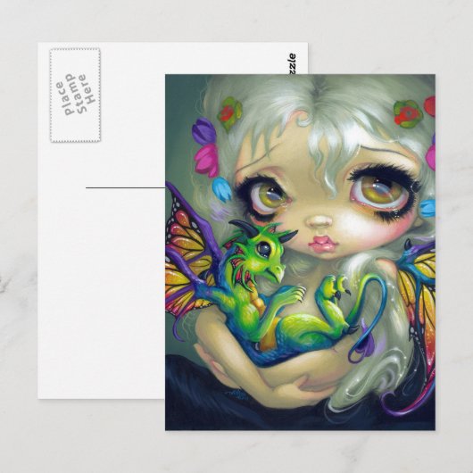 briefkaart "Darling Dragonling IV" (Voorkant / Achterkant)