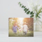 Briefkaart Datum bekendmaking opslaan (Staand voorkant)