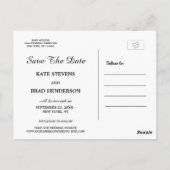 Briefkaart Datum bekendmaking opslaan (Achterkant)