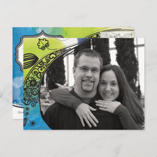 Briefkaart Datum opslaan (Voorkant / Achterkant)