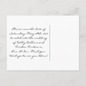 briefkaart "DATUM OPSLAAN" (Achterkant)