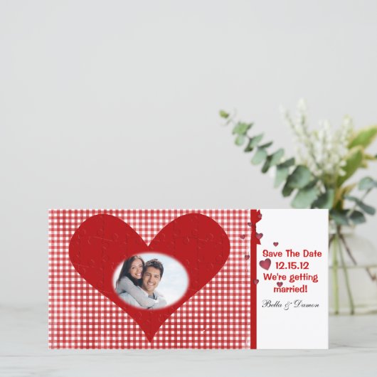 Briefkaart Datum opslaan (Staand voorkant)