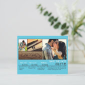 Briefkaart Datum opslaan (Staand voorkant)