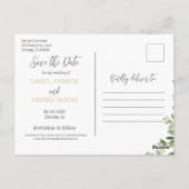 Briefkaart Datum opslaan (Achterkant)