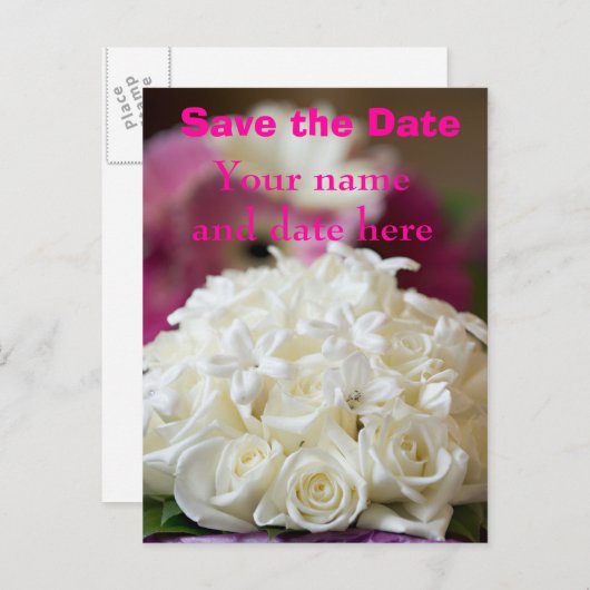 Briefkaart datum opslaan (Voorkant / Achterkant)