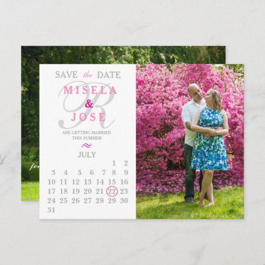 Briefkaart Datum opslaan (Voorkant / Achterkant)