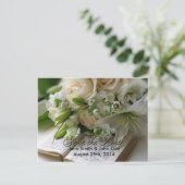 Briefkaart datum opslaan (Staand voorkant)