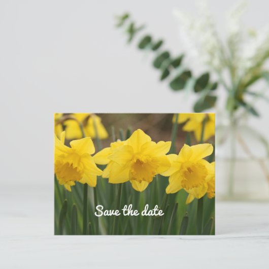 Briefkaart Datum opslaan (Staand voorkant)