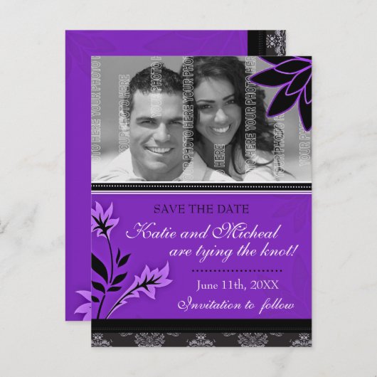 Briefkaart Datum opslaan (Voorkant / Achterkant)