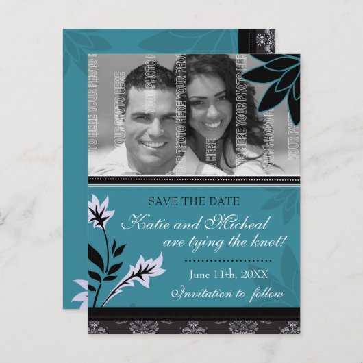 Briefkaart Datum opslaan (Voorkant / Achterkant)