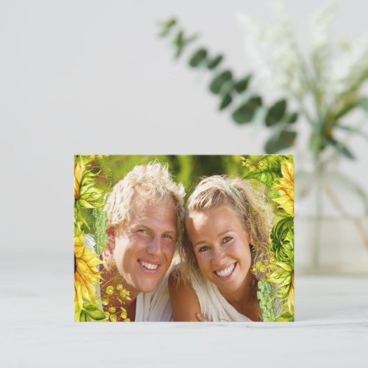 Briefkaart Datum opslaan (Staand voorkant)