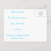 Briefkaart Datum opslaan (Achterkant)