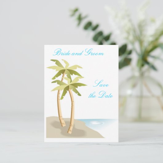 Briefkaart Datum opslaan (Staand voorkant)