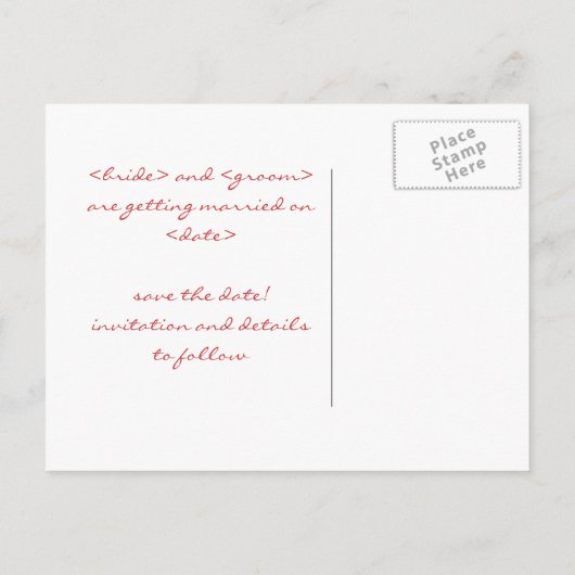 Briefkaart datum opslaan (Achterkant)