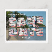 Briefkaart | Datum opslaan (Voorkant)