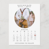 Briefkaart Datum opslaan (Voorkant)