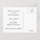 Briefkaart Datum opslaan (Achterkant)