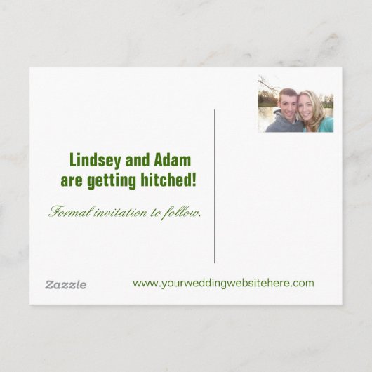 Briefkaart Datum opslaan (Achterkant)