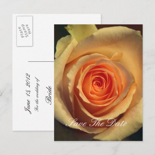 Briefkaart Datum opslaan (Voorkant / Achterkant)